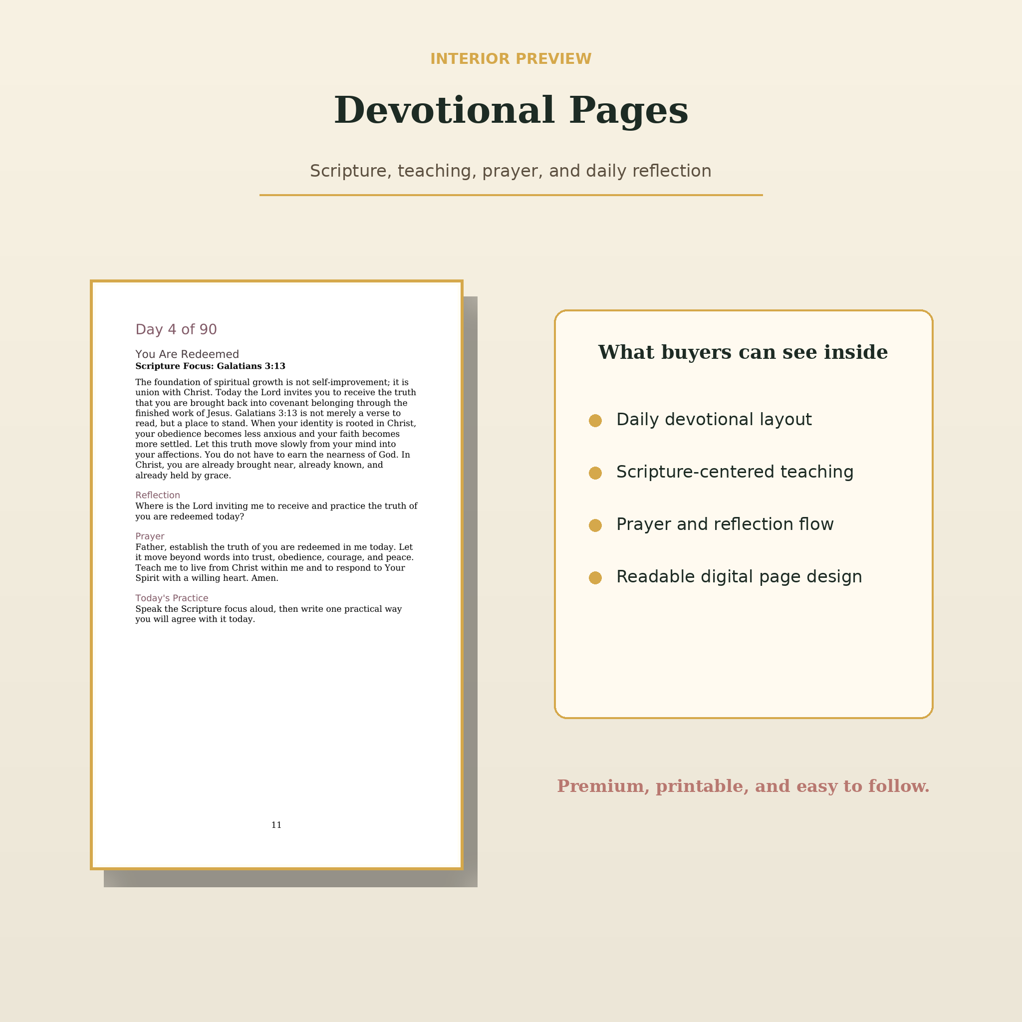 Christ in You 90-day devotional interior preview
