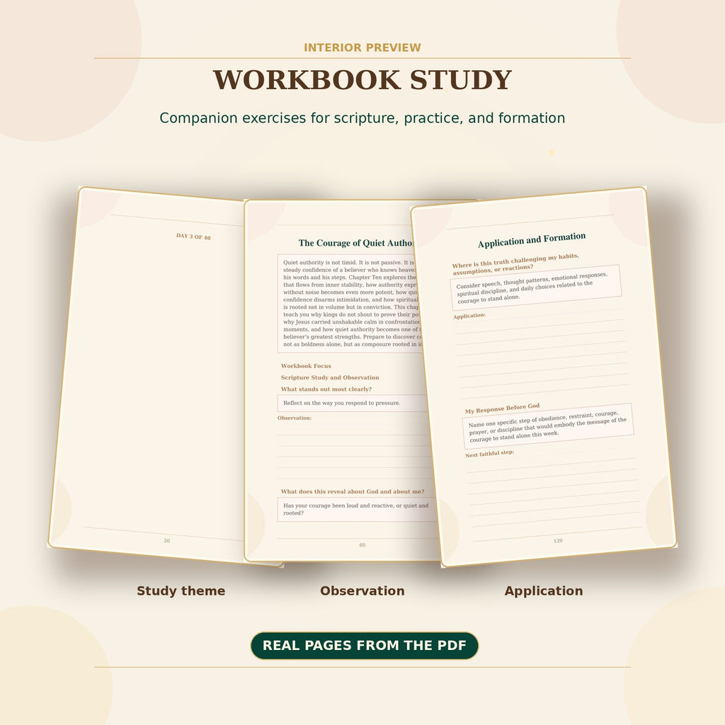 Workbook study preview for The Crown of Mastery