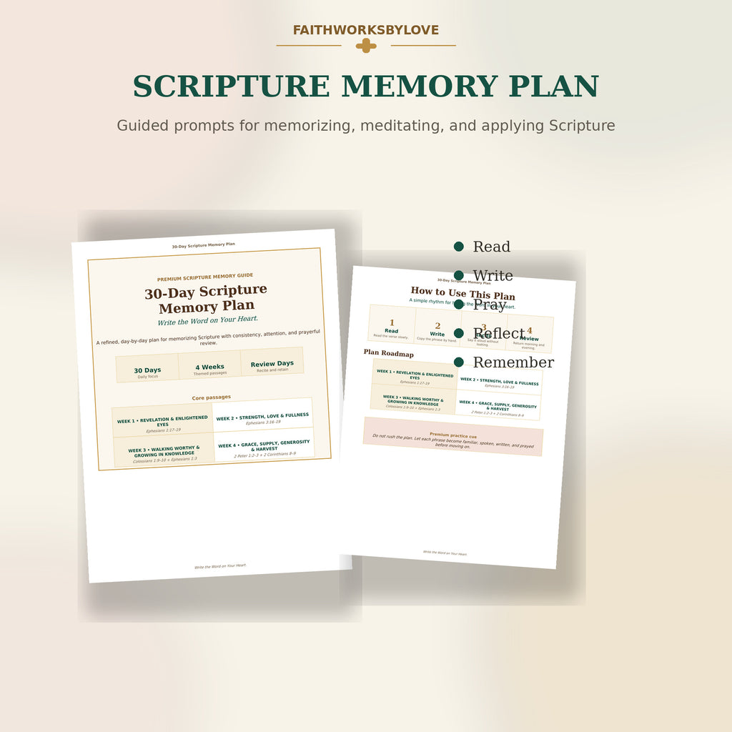 30-day Scripture memory plan preview