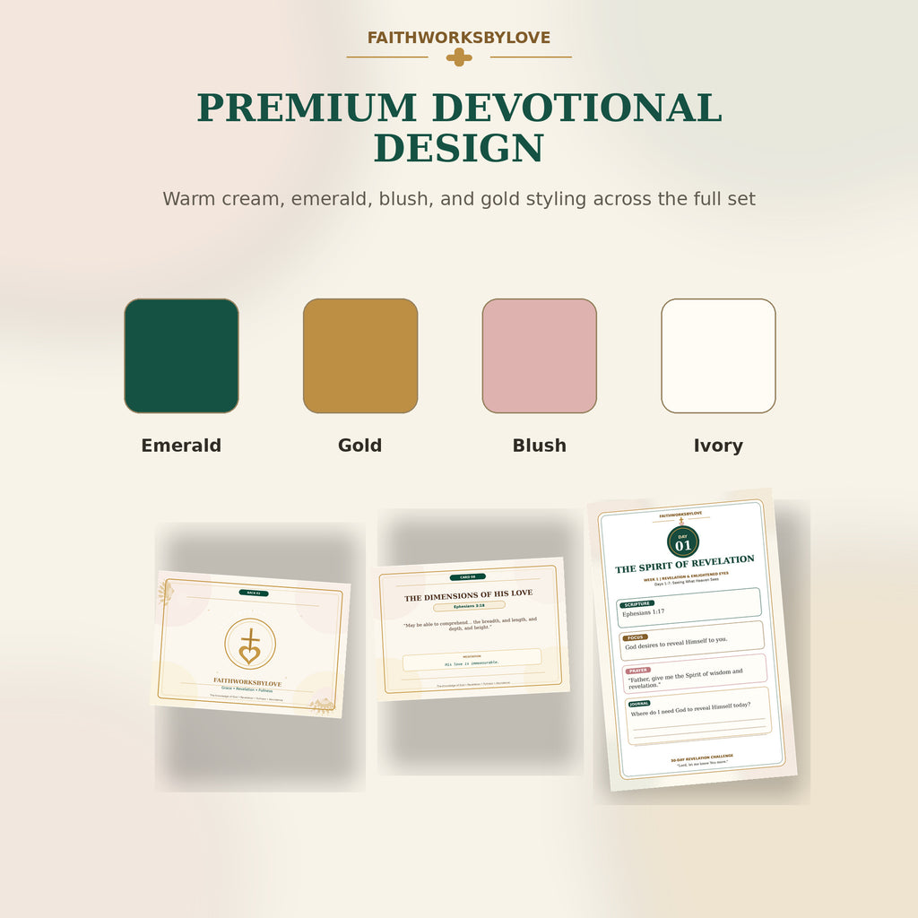 Premium design style for Scripture Memory and Revelation Challenge bundle