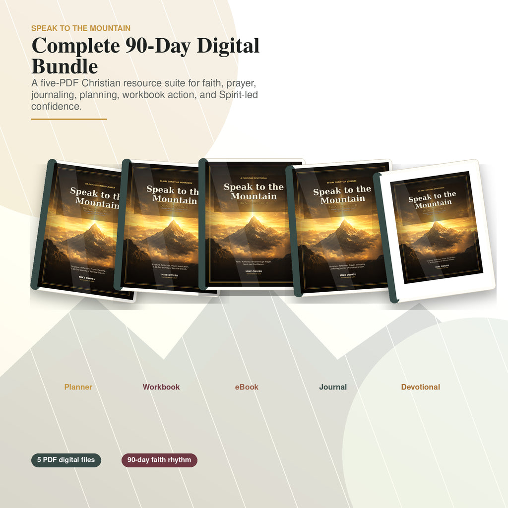 Speak to the Mountain complete 90-day digital bundle cover image