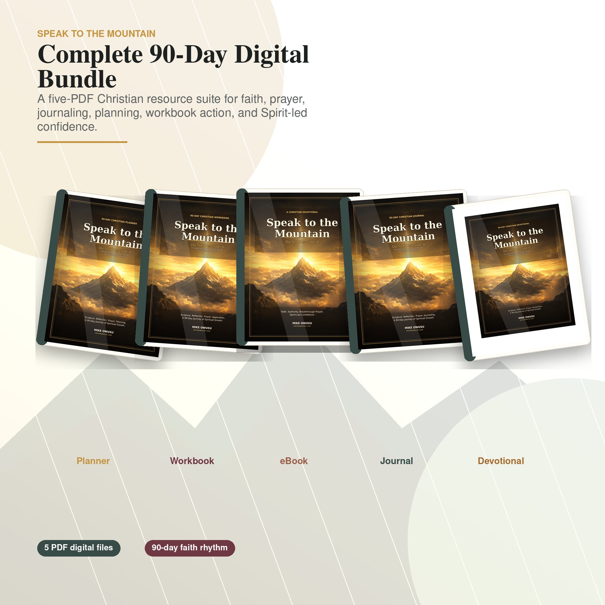 Speak to the Mountain complete 90-day digital bundle cover image