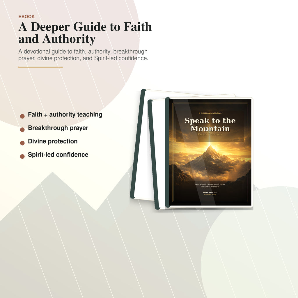 Devotional guide eBook included in Speak to the Mountain