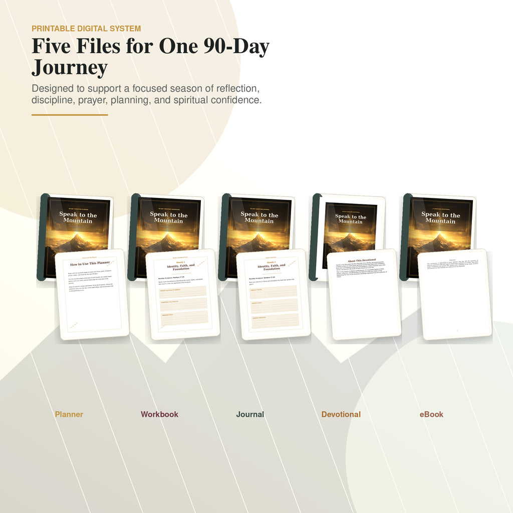 Five files one 90-day journey for Speak to the Mountain